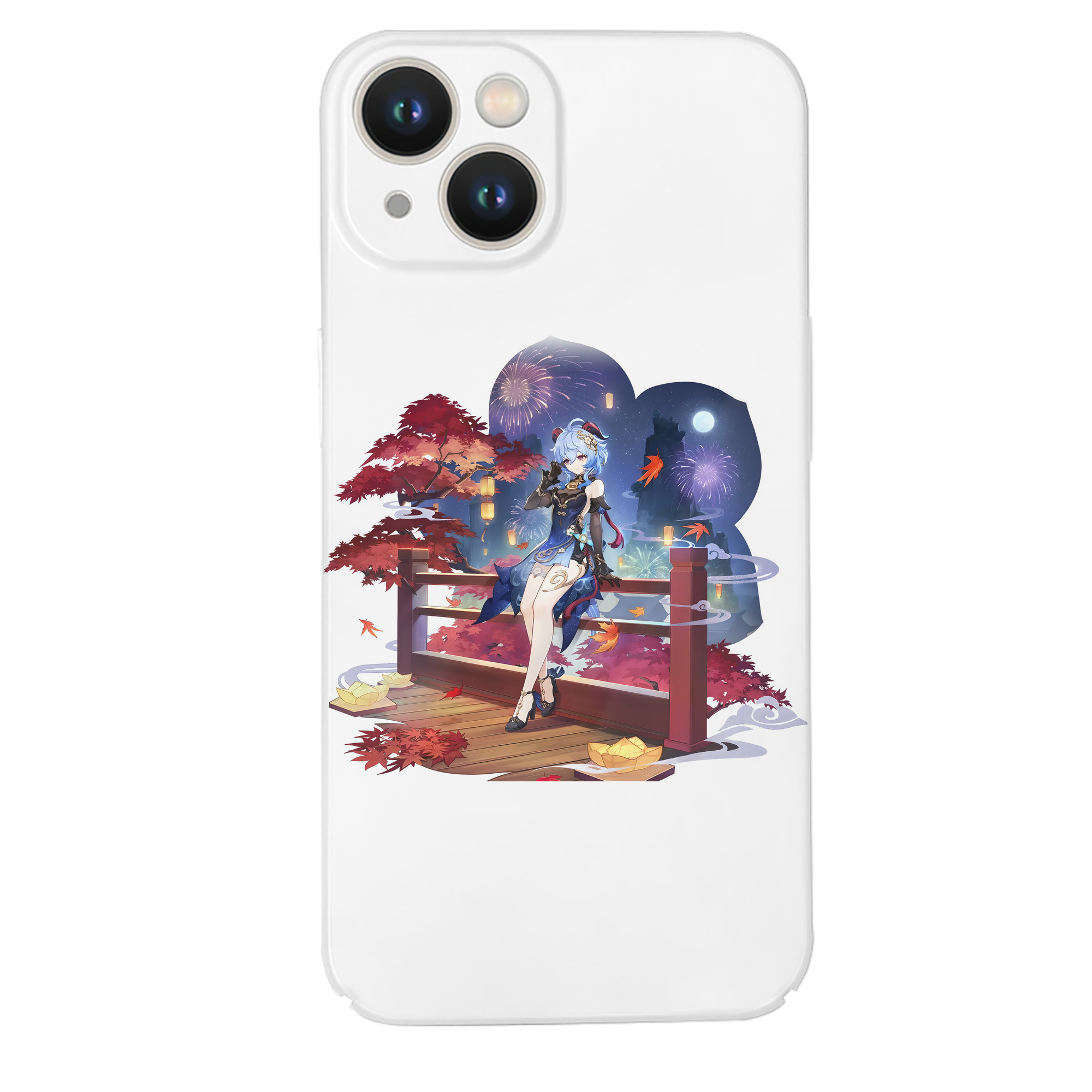 げんし神 甘雨 かんう genshin Ganyu 【iPhone 14シリーズ対応】ハードケース