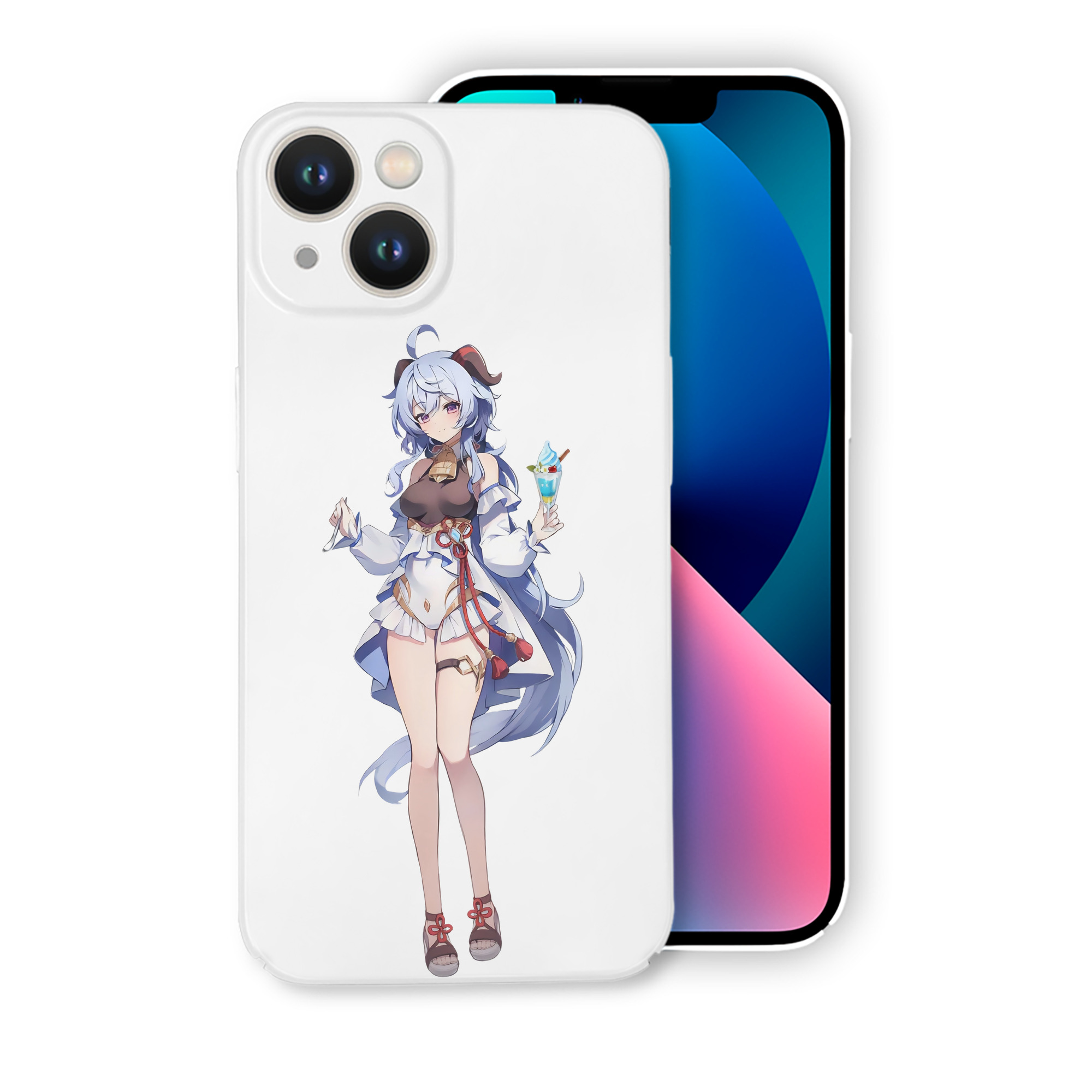 げんし神 甘雨 かんう genshin Ganyu 【iPhone 14シリーズ対応】ハードケース