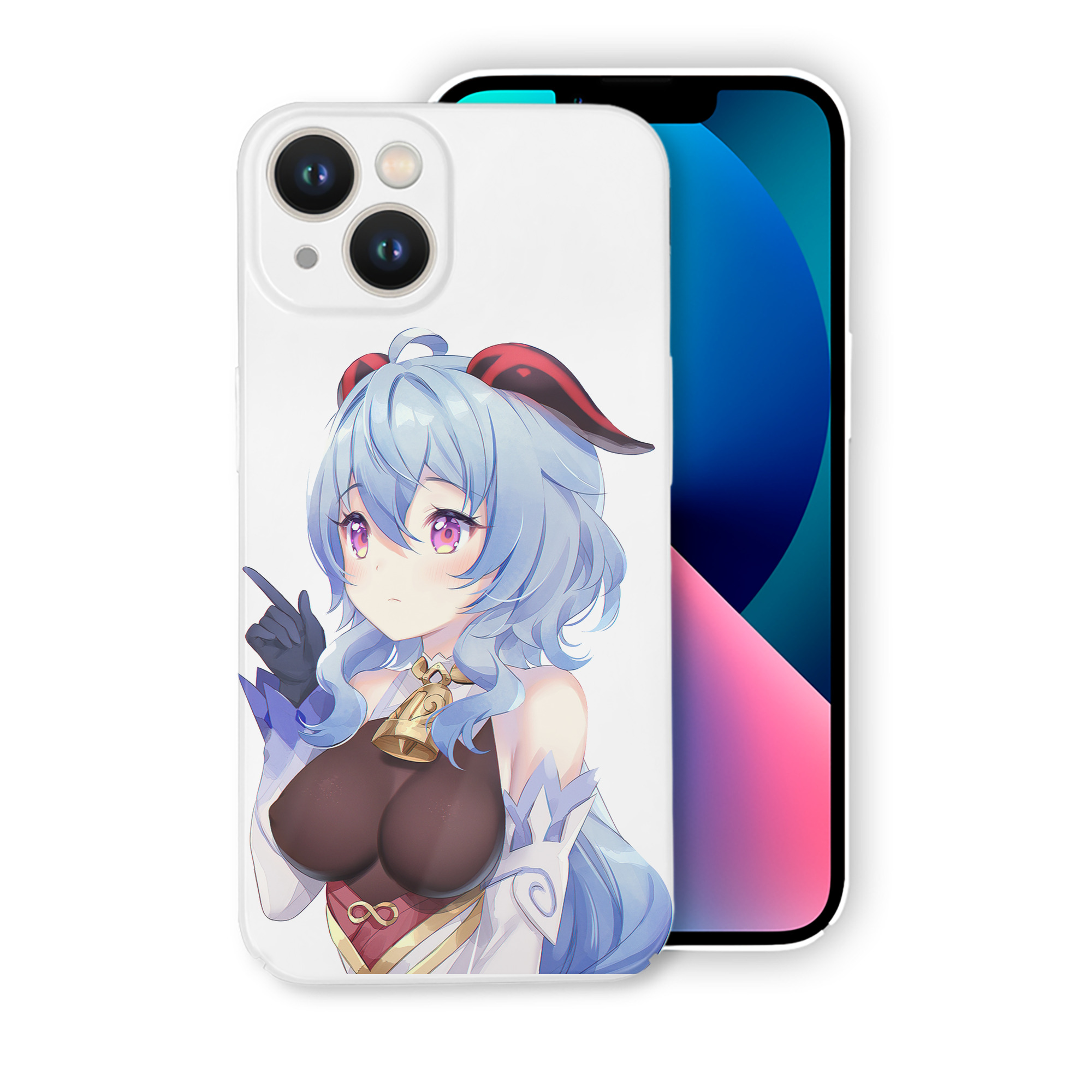 げんし神 甘雨 かんう genshin Ganyu 【iPhone 14シリーズ対応】ハードケース