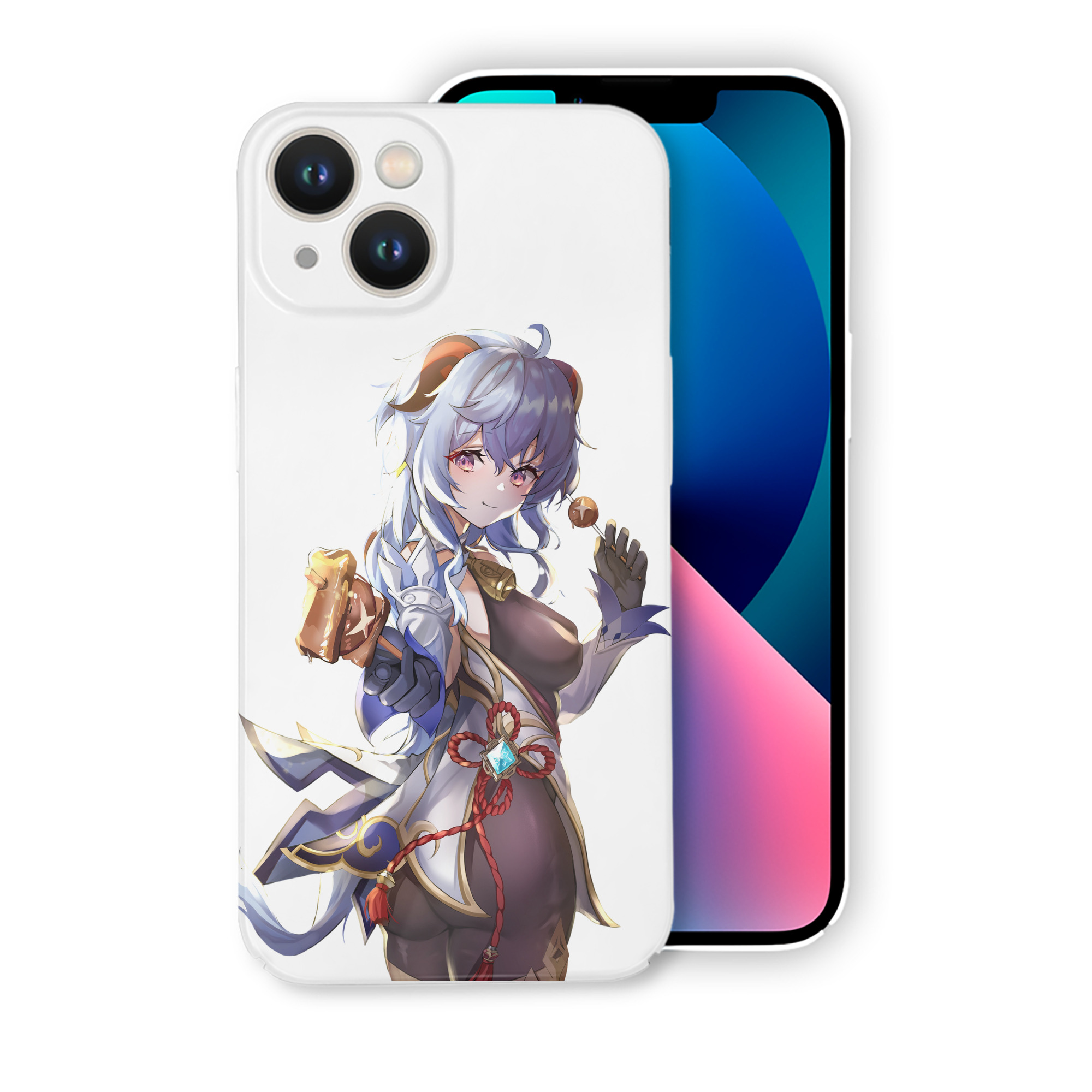 げんし神 甘雨 かんう genshin Ganyu 【iPhone 14シリーズ対応】ハードケース