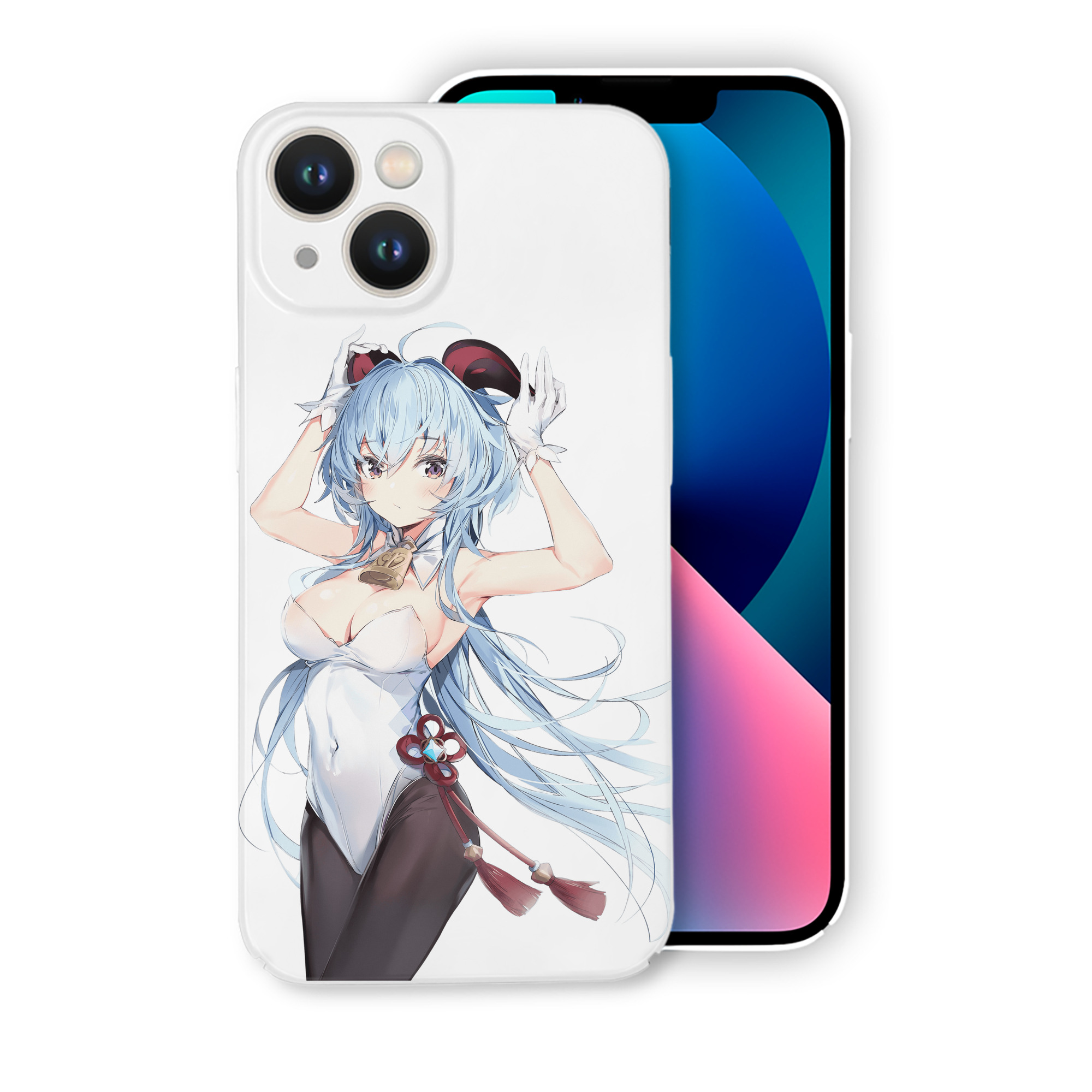 げんし神 甘雨 かんう genshin Ganyu 【iPhone 14シリーズ対応】ハードケース