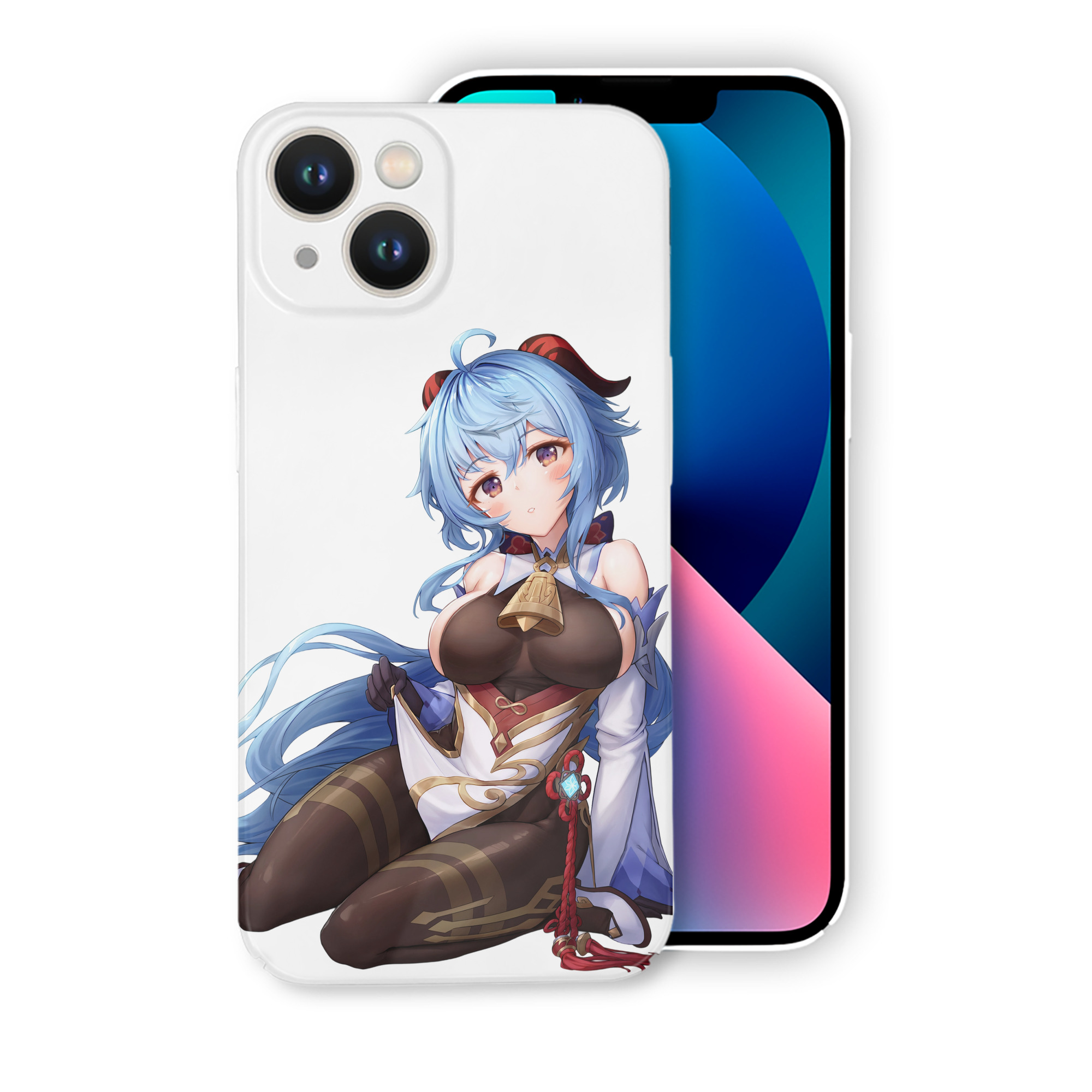 げんし神 甘雨 かんう genshin Ganyu 【iPhone 14シリーズ対応】ハードケース