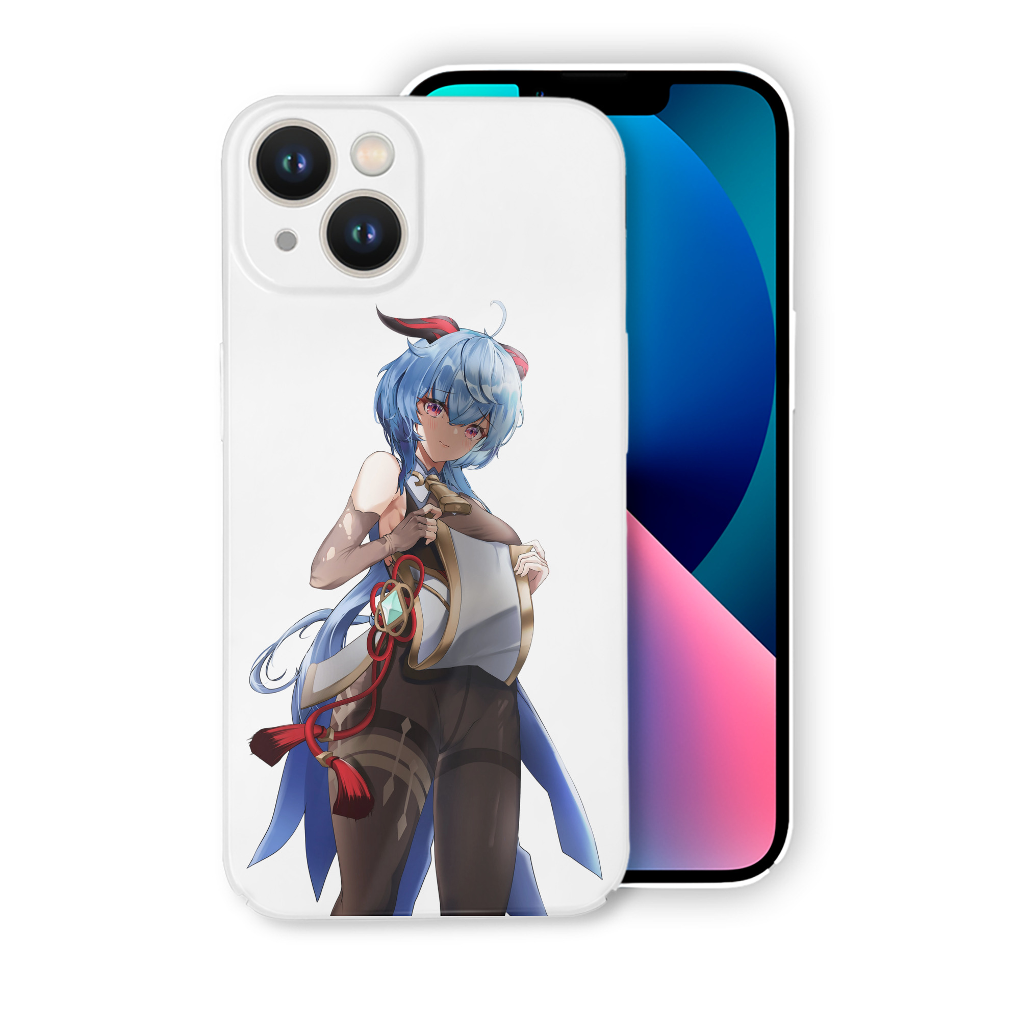 げんし神 甘雨 かんう genshin Ganyu 【iPhone 14シリーズ対応】ハードケース