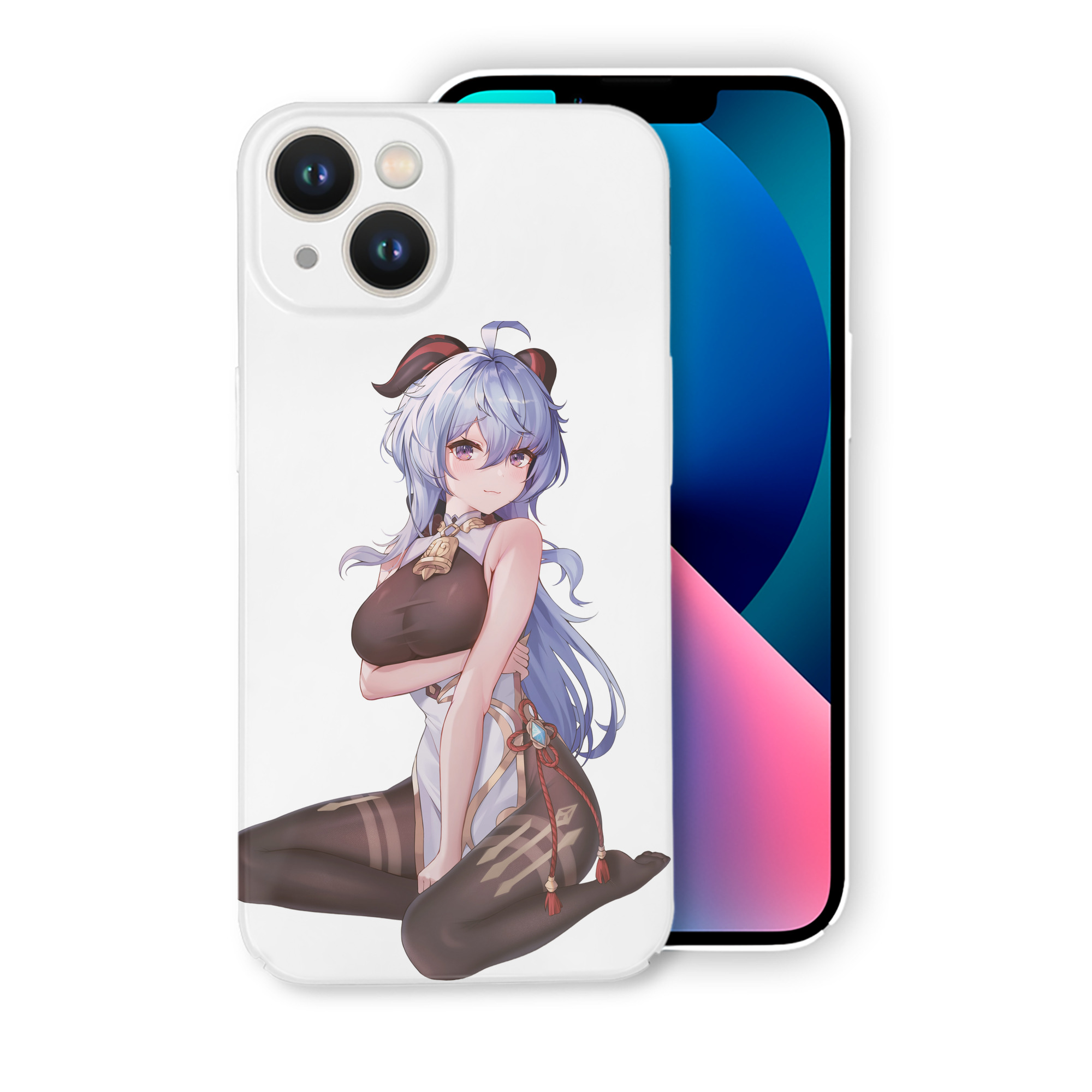 げんし神 甘雨 かんう genshin Ganyu 【iPhone 14シリーズ対応】ハードケース