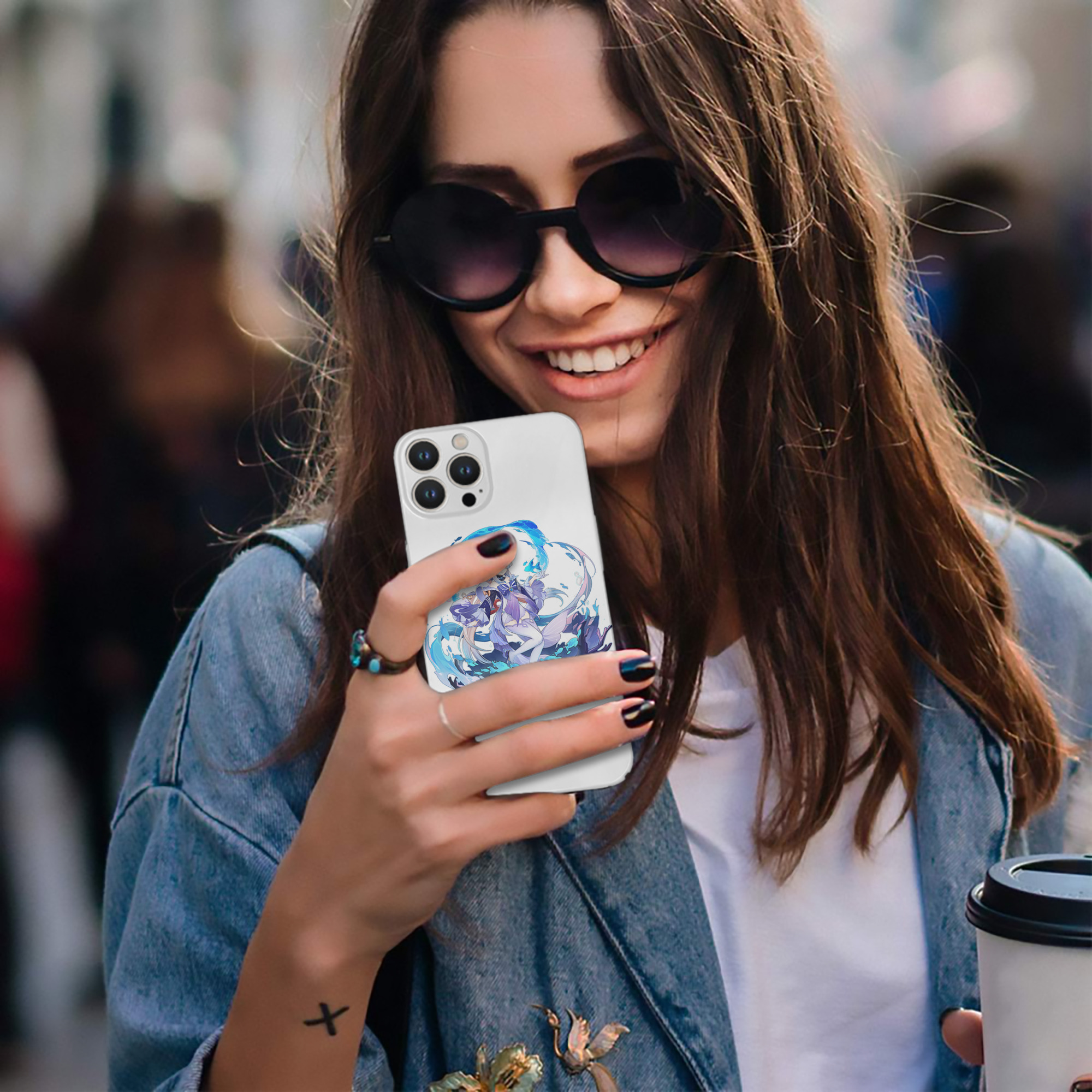 げんし神 珊瑚宮心海 サンゴノミヤ・ココミ genshin Sangonomiya Kokomi 【iPhone 14シリーズ対応】ハードケース