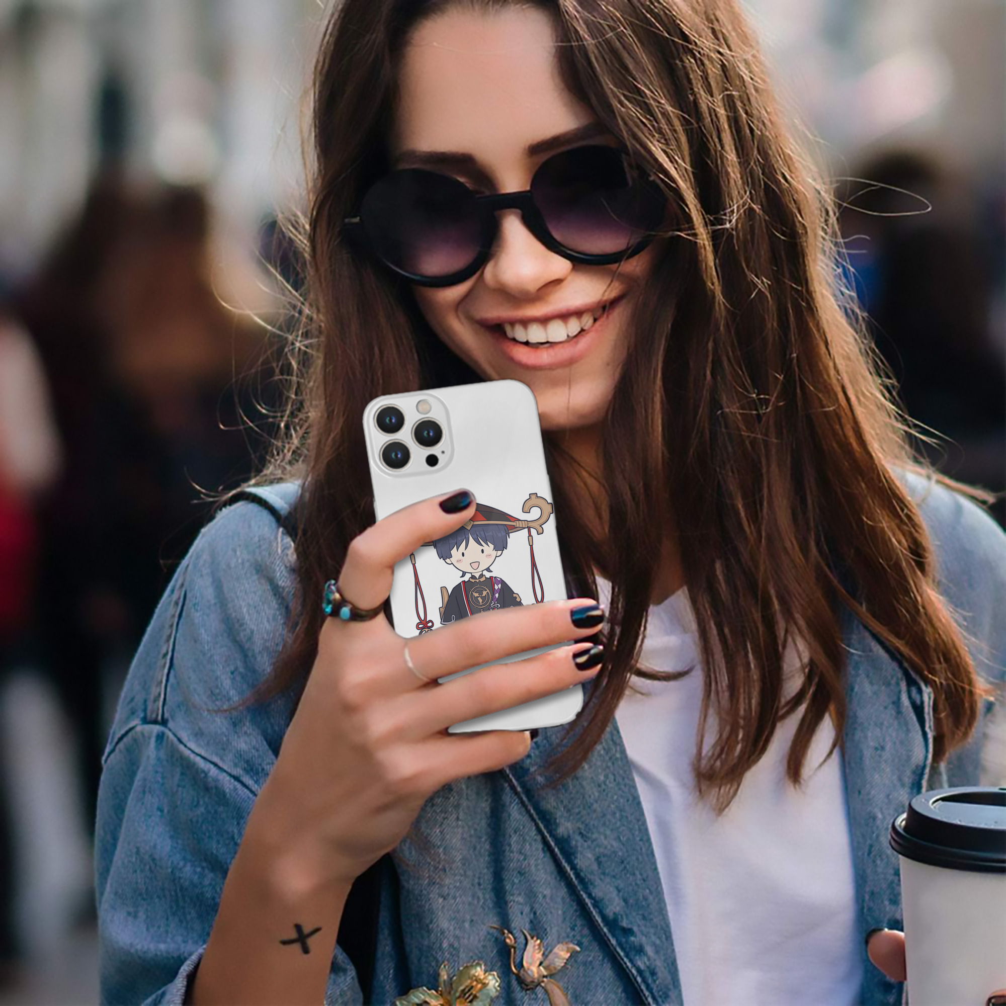 げんし神 さんペい genshin Sanpei 【iPhone 14シリーズ対応】ハードケース