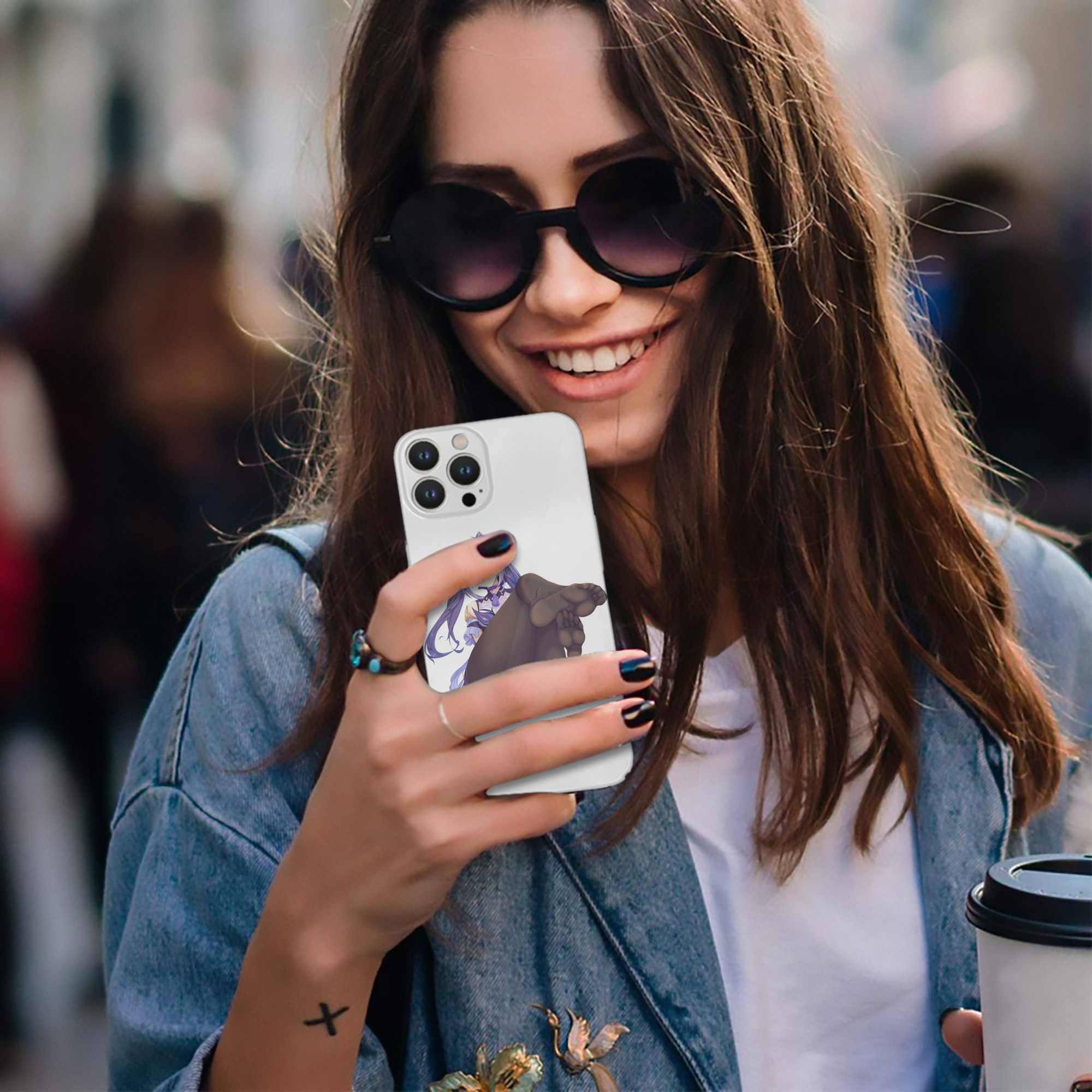 げんし神 刻晴 こくせい genshin Kokusei 【iPhone 14シリーズ対応】ハードケース