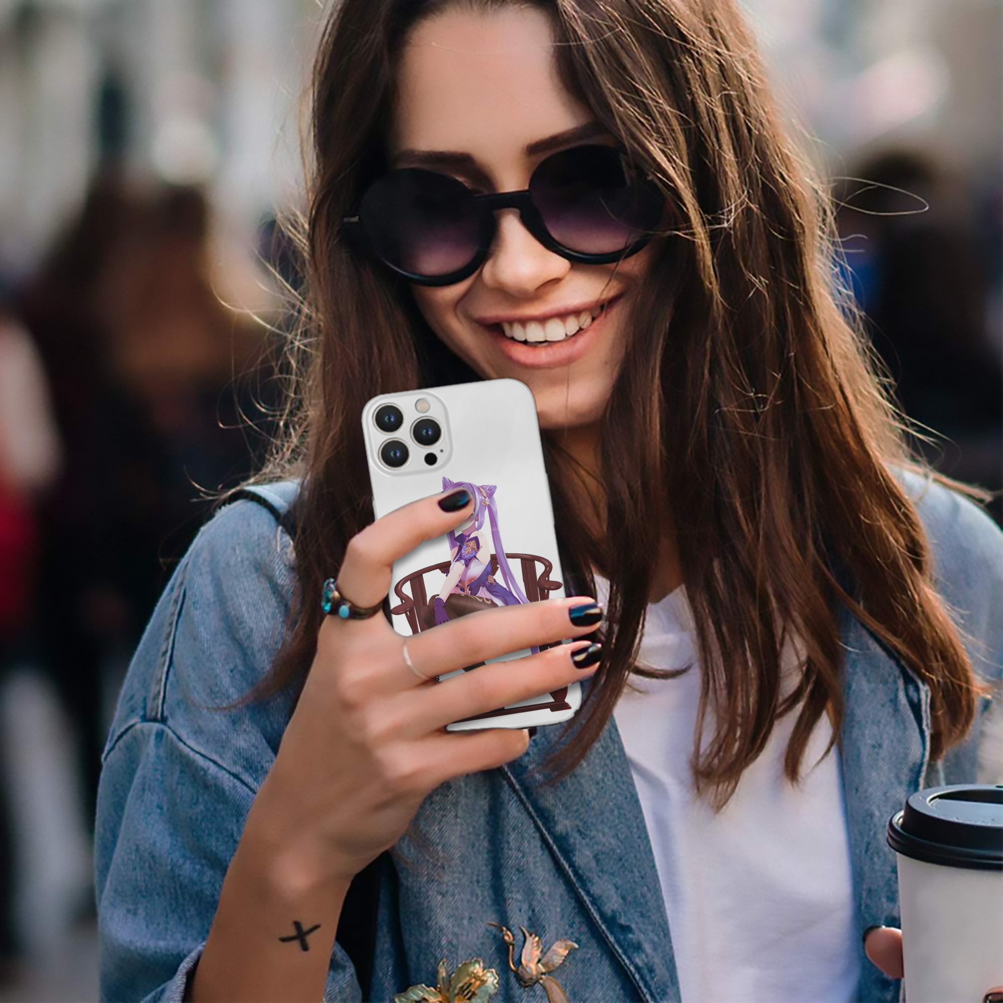 げんし神 刻晴 こくせい genshin Kokusei 【iPhone 14シリーズ対応】ハードケース