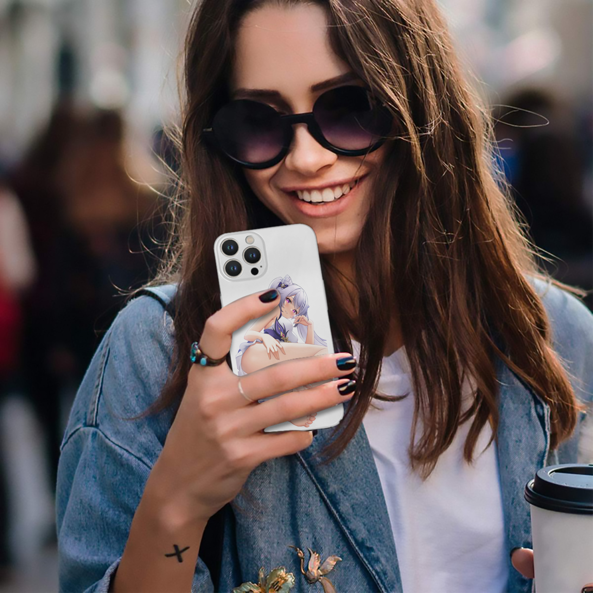 げんし神 刻晴 こくせい genshin Kokusei 【iPhone 14シリーズ対応】ハードケース