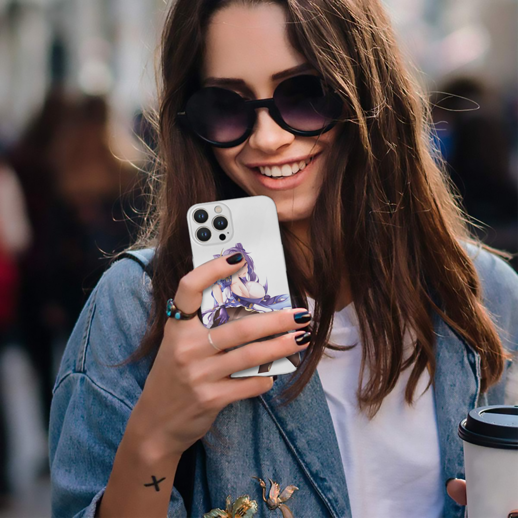 げんし神 刻晴 こくせい genshin Kokusei 【iPhone 14シリーズ対応】ハードケース