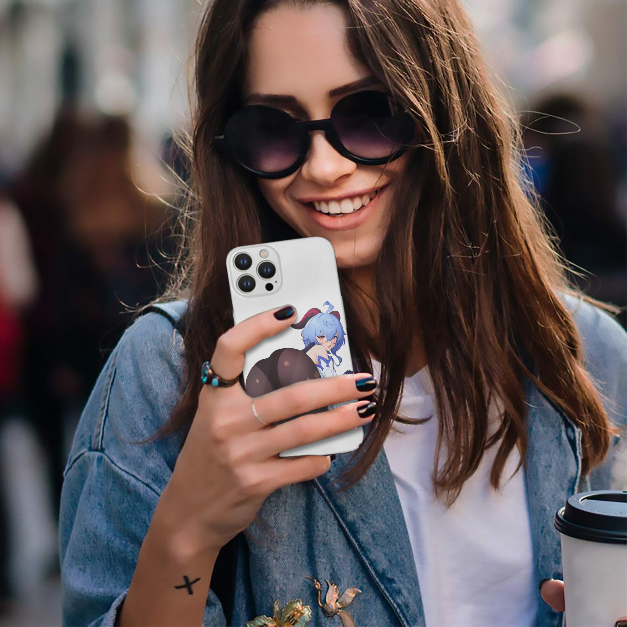 げんし神 甘雨 かんう genshin Ganyu 【iPhone 14シリーズ対応】ハードケース