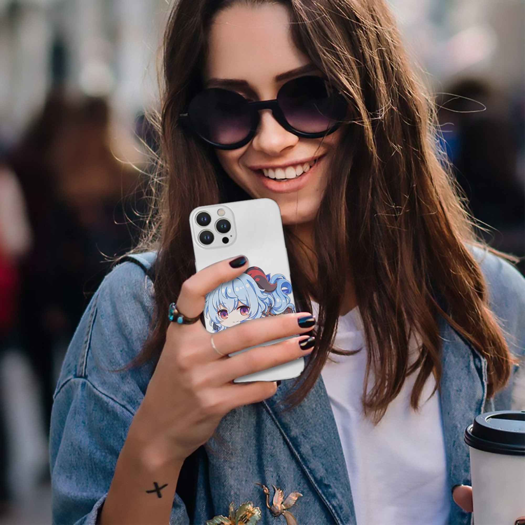 げんし神 甘雨 かんう genshin Ganyu 【iPhone 14シリーズ対応】ハードケース