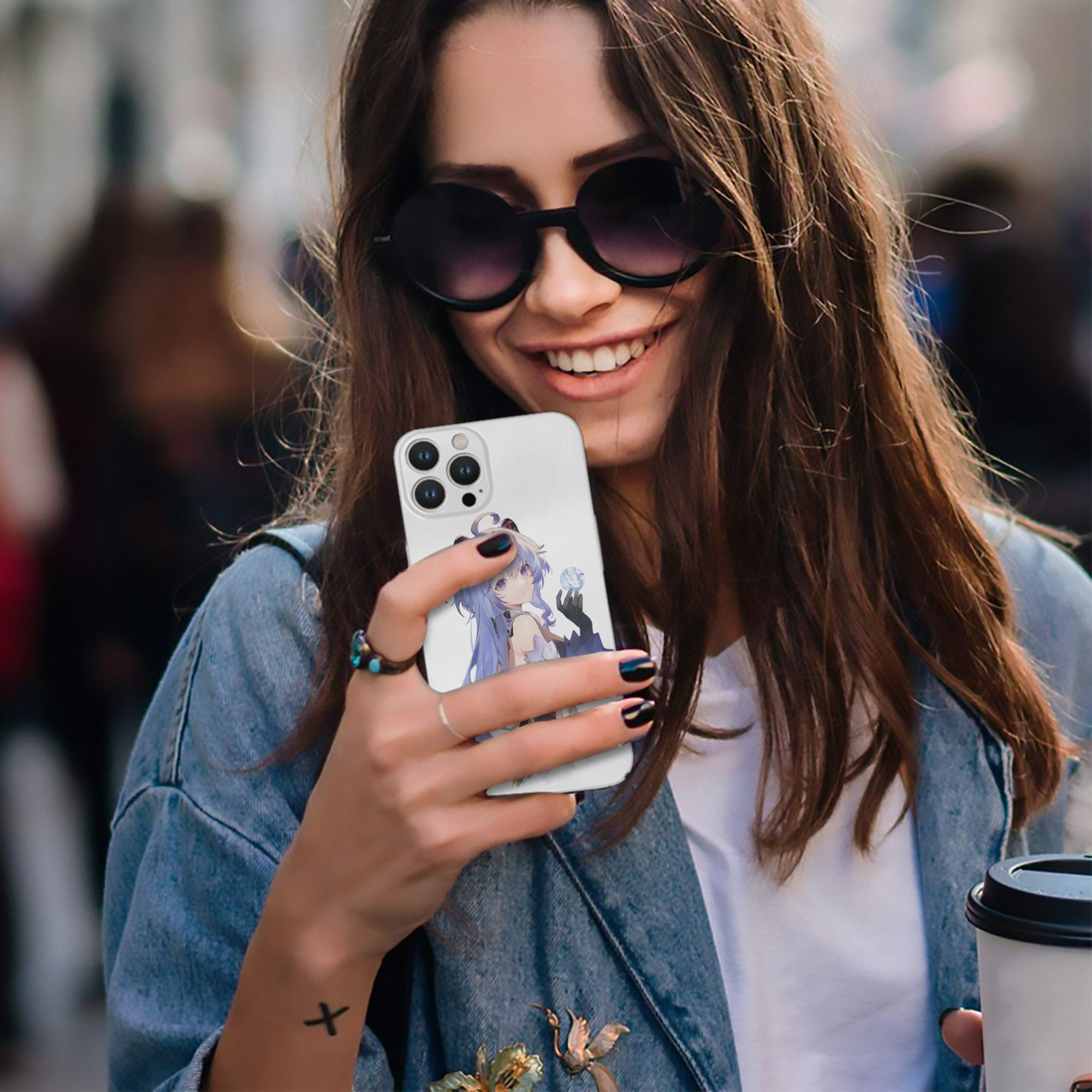 げんし神 甘雨 かんう genshin Ganyu 【iPhone 14シリーズ対応】ハードケース