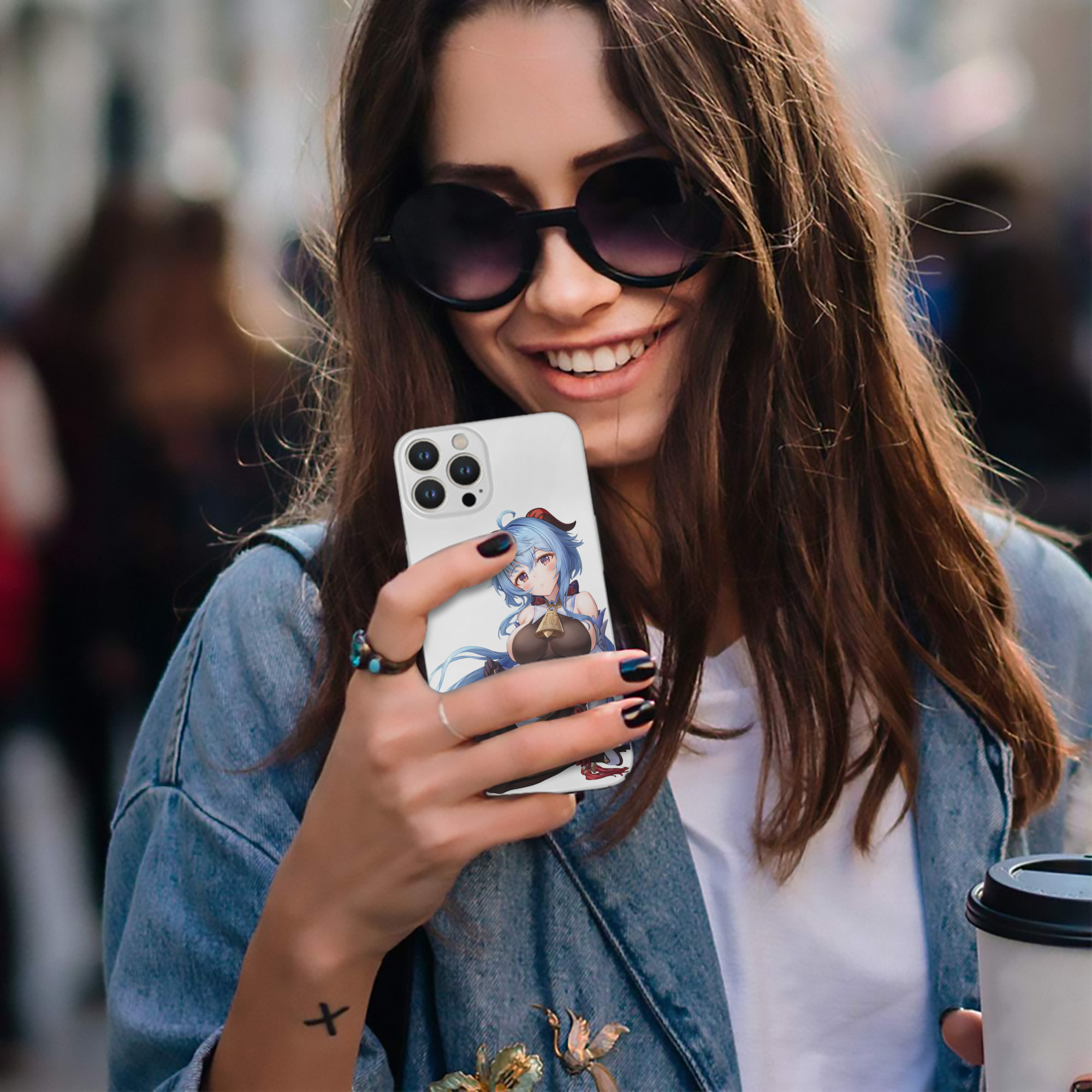 げんし神 甘雨 かんう genshin Ganyu 【iPhone 14シリーズ対応】ハードケース