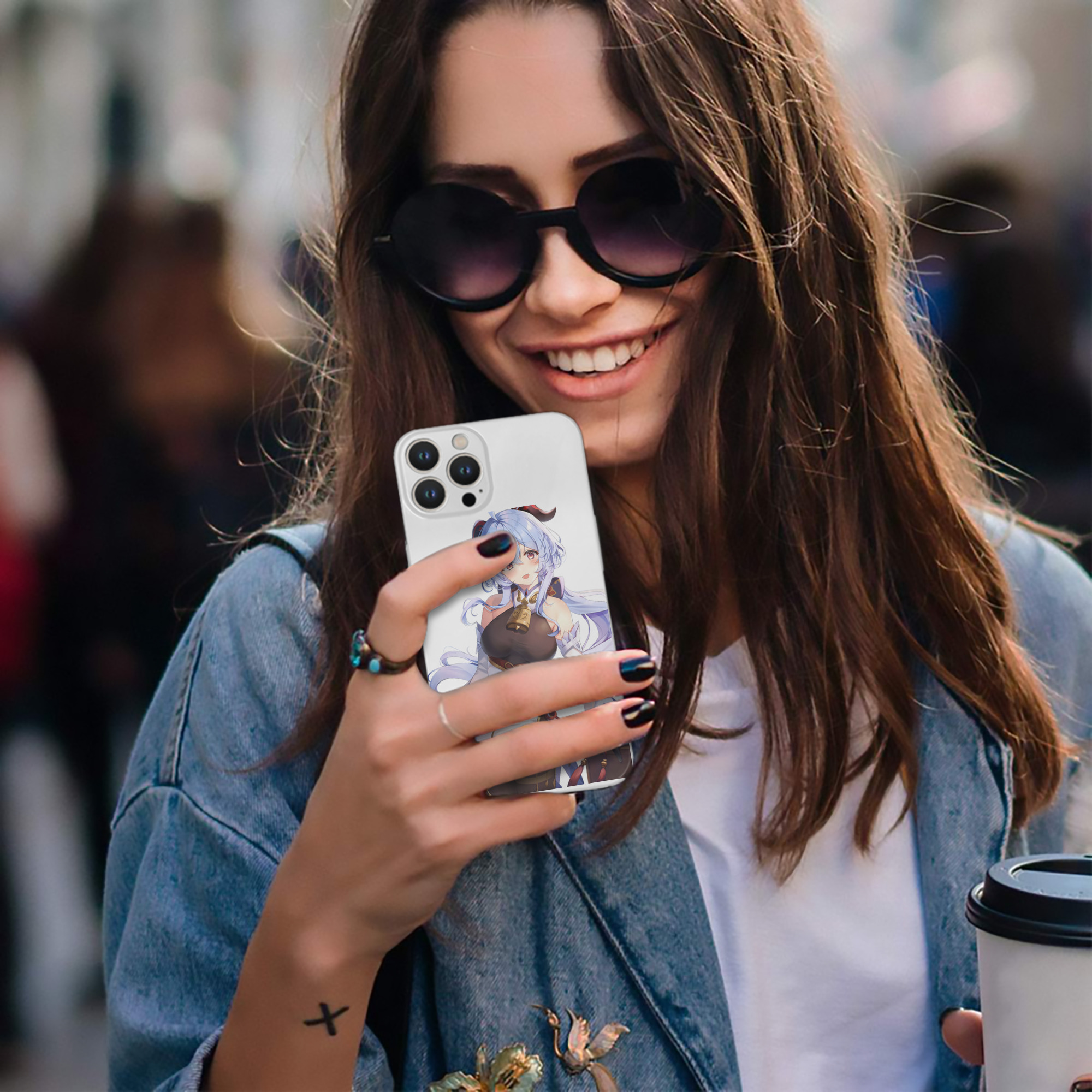 げんし神 甘雨 かんう genshin Ganyu 【iPhone 14シリーズ対応】ハードケース