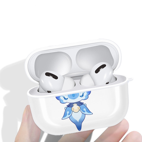 げんし神 フリーナ genshin Furina 【AirPods Pro用】ハードシェル保護ケース 耐衝撃・防指紋・カラビナ付き商品仕様