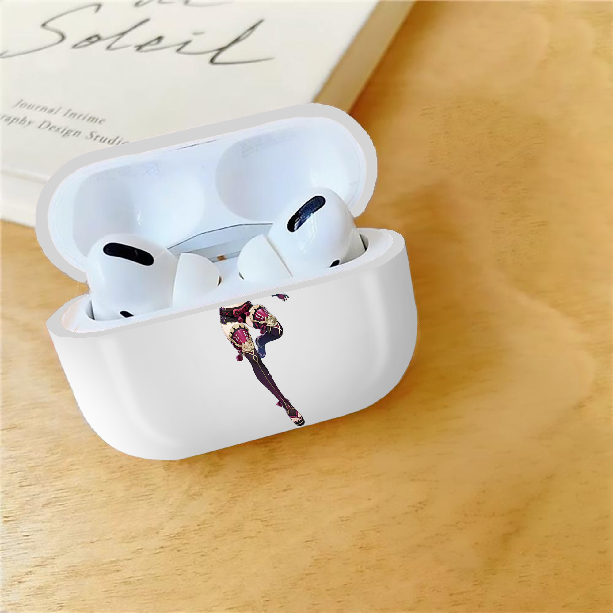 げんし神  久岐忍 くき しのぶ genshin Kuki Shinobu 【AirPods Pro用】ハードシェル保護ケース 耐衝撃・防指紋・カラビナ付き商品仕様
