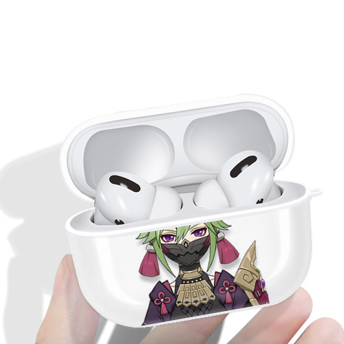 げんし神  久岐忍 くき しのぶ genshin Kuki Shinobu 【AirPods Pro用】ハードシェル保護ケース 耐衝撃・防指紋・カラビナ付き商品仕様