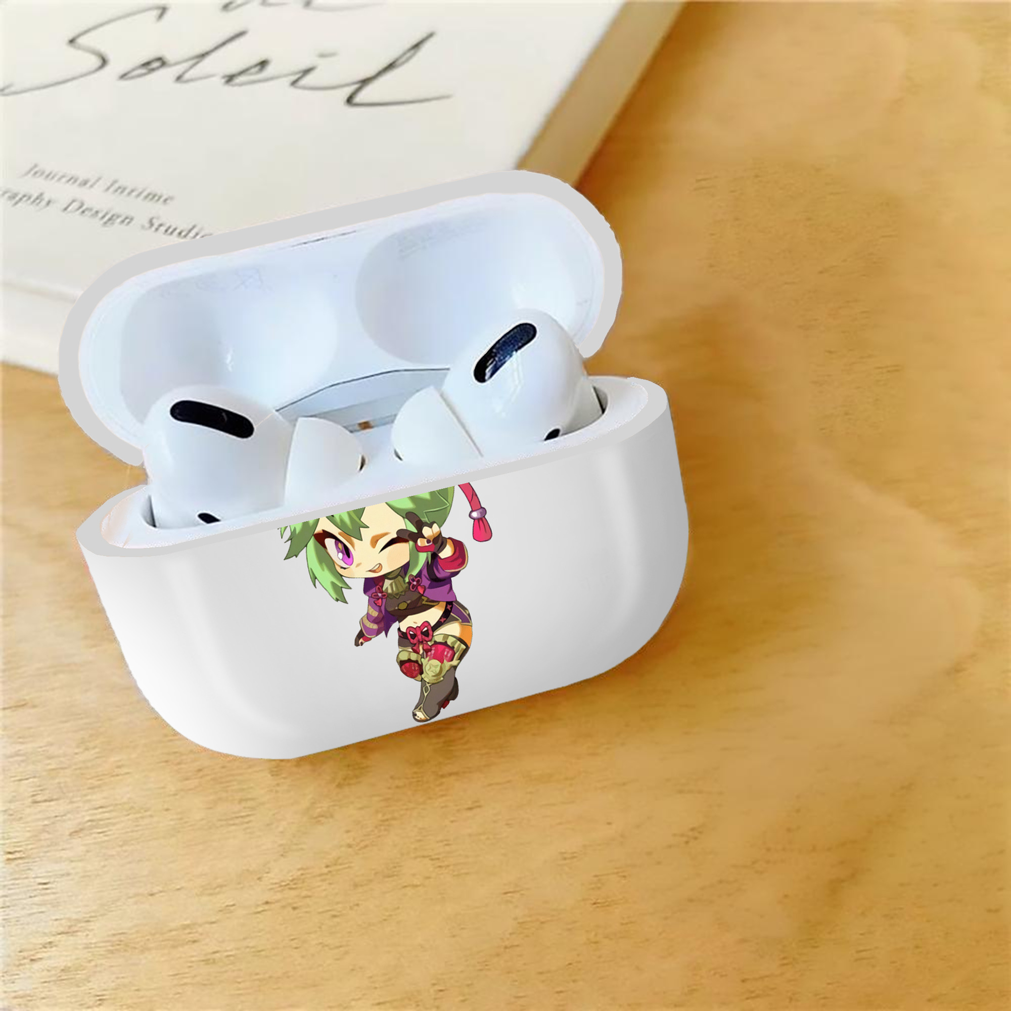 げんし神  久岐忍 くき しのぶ genshin Kuki Shinobu 【AirPods Pro用】ハードシェル保護ケース 耐衝撃・防指紋・カラビナ付き商品仕様
