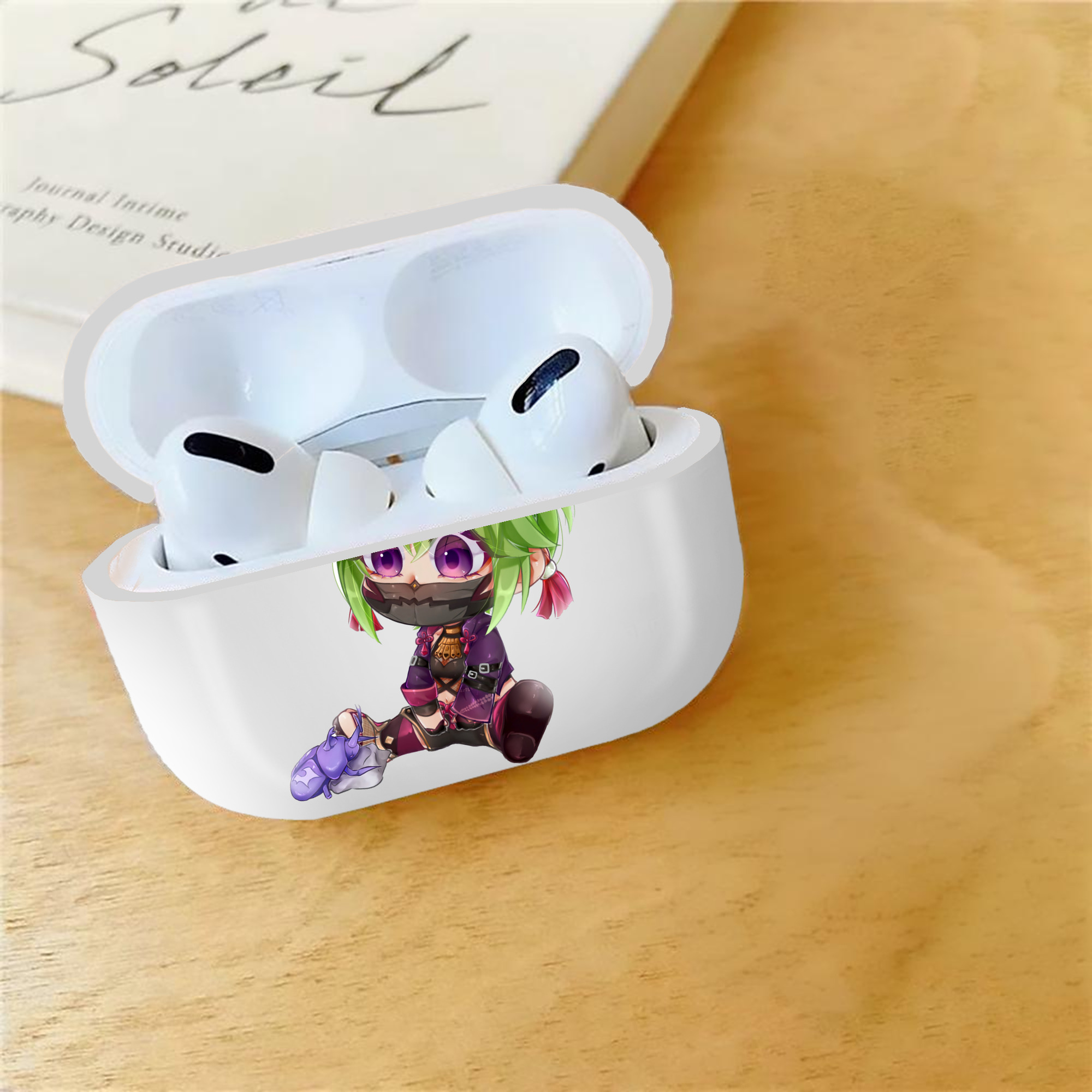 げんし神  久岐忍 くき しのぶ genshin Kuki Shinobu 【AirPods Pro用】ハードシェル保護ケース 耐衝撃・防指紋・カラビナ付き商品仕様