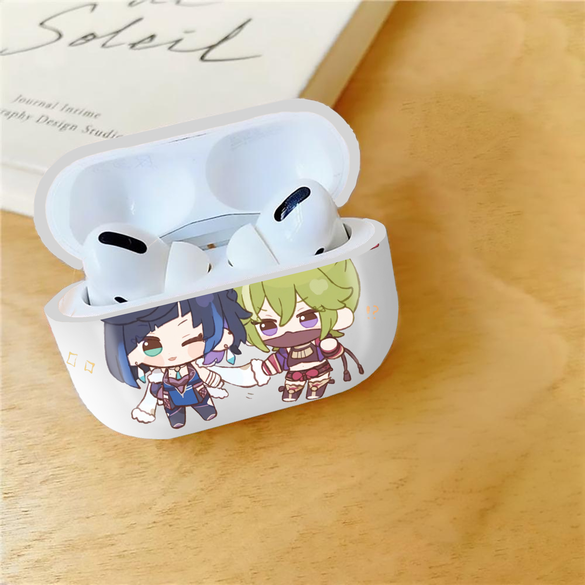 げんし神  久岐忍 くき しのぶ genshin Kuki Shinobu 【AirPods Pro用】ハードシェル保護ケース 耐衝撃・防指紋・カラビナ付き商品仕様