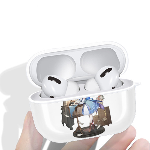 げんし神 神里綾華 神宮寺レン genshin Kamimiya Ren 【AirPods Pro用】ハードシェル保護ケース 耐衝撃・防指紋・カラビナ付き商品仕様