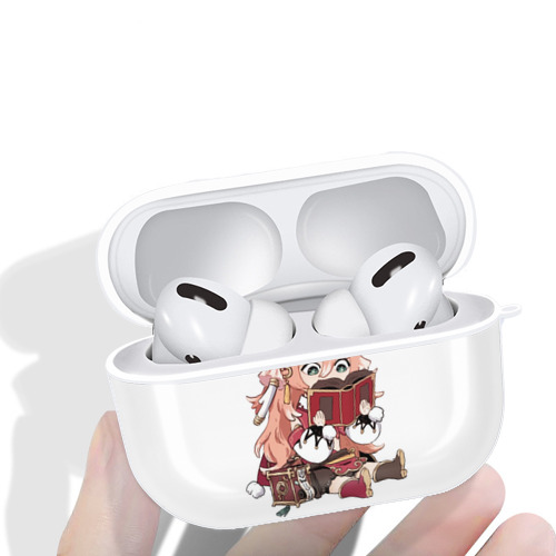 げんし神 ヤンフェイ genshin Yanfei 【AirPods Pro用】ハードシェル保護ケース 耐衝撃・防指紋・カラビナ付き商品仕様