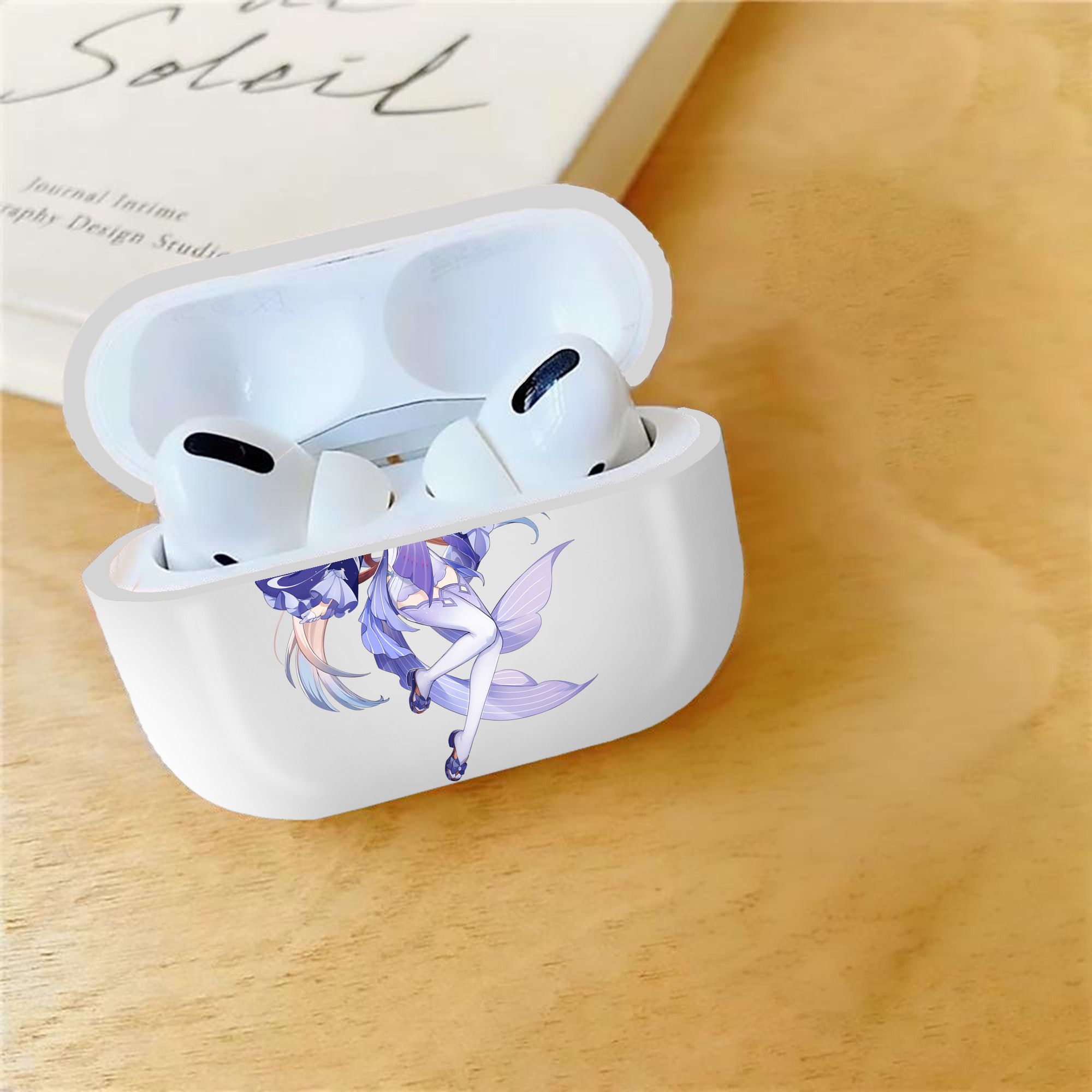 げんし神 珊瑚宮心海 サンゴノミヤ・ココミ genshin Sangonomiya Kokomi 【AirPods Pro用】ハードシェル保護ケース 耐衝撃・防指紋・カラビナ付き商品仕様