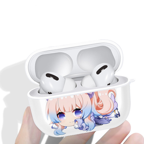 げんし神 珊瑚宮心海 サンゴノミヤ・ココミ genshin Sangonomiya Kokomi 【AirPods Pro用】ハードシェル保護ケース 耐衝撃・防指紋・カラビナ付き商品仕様
