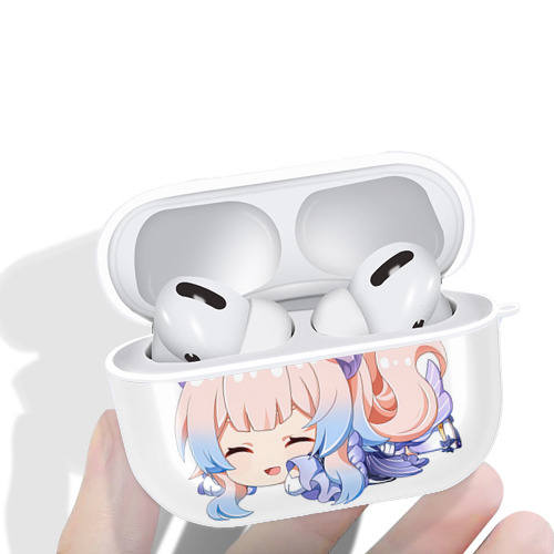 げんし神 珊瑚宮心海 サンゴノミヤ・ココミ genshin Sangonomiya Kokomi 【AirPods Pro用】ハードシェル保護ケース 耐衝撃・防指紋・カラビナ付き商品仕様