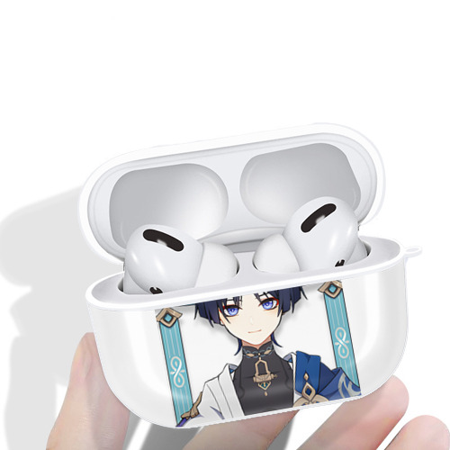 げんし神 さんペい genshin Sanpei 【AirPods Pro用】ハードシェル保護ケース 耐衝撃・防指紋・カラビナ付き商品仕様