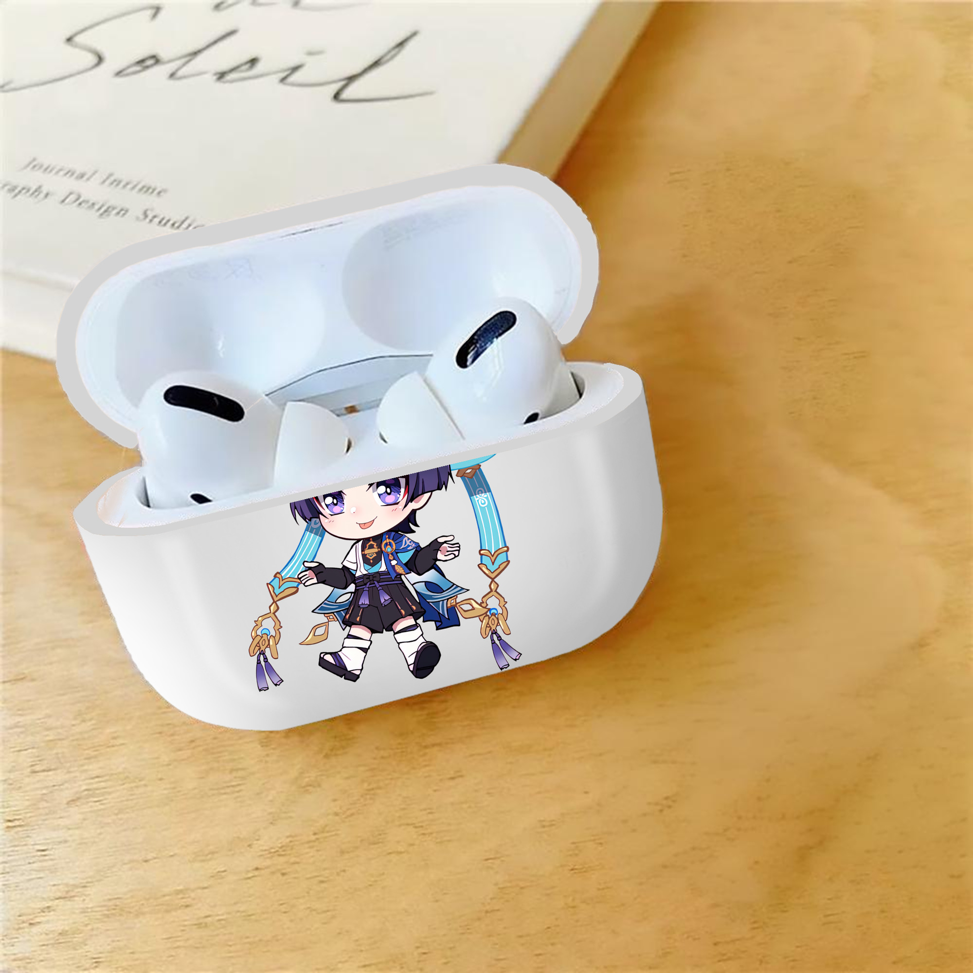 げんし神 さんペい genshin Sanpei 【AirPods Pro用】ハードシェル保護ケース 耐衝撃・防指紋・カラビナ付き商品仕様