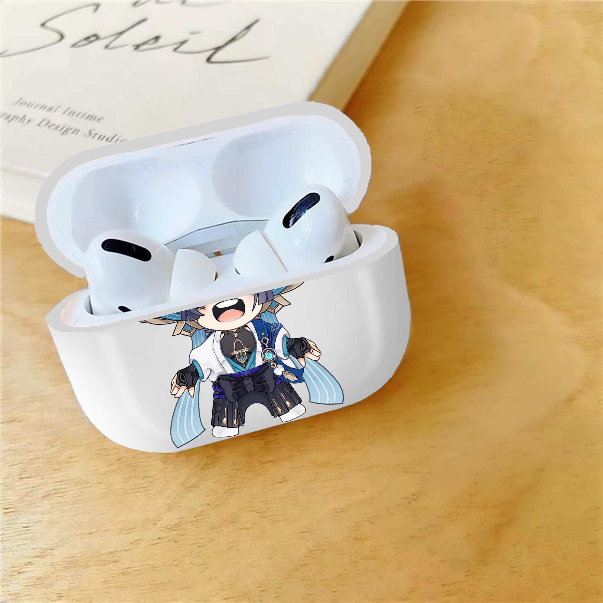 げんし神 さんペい genshin Sanpei 【AirPods Pro用】ハードシェル保護ケース 耐衝撃・防指紋・カラビナ付き商品仕様