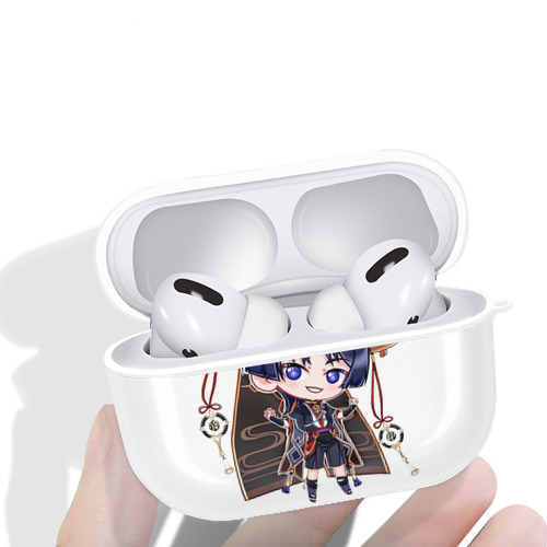 げんし神 さんペい genshin Sanpei 【AirPods Pro用】ハードシェル保護ケース 耐衝撃・防指紋・カラビナ付き商品仕様