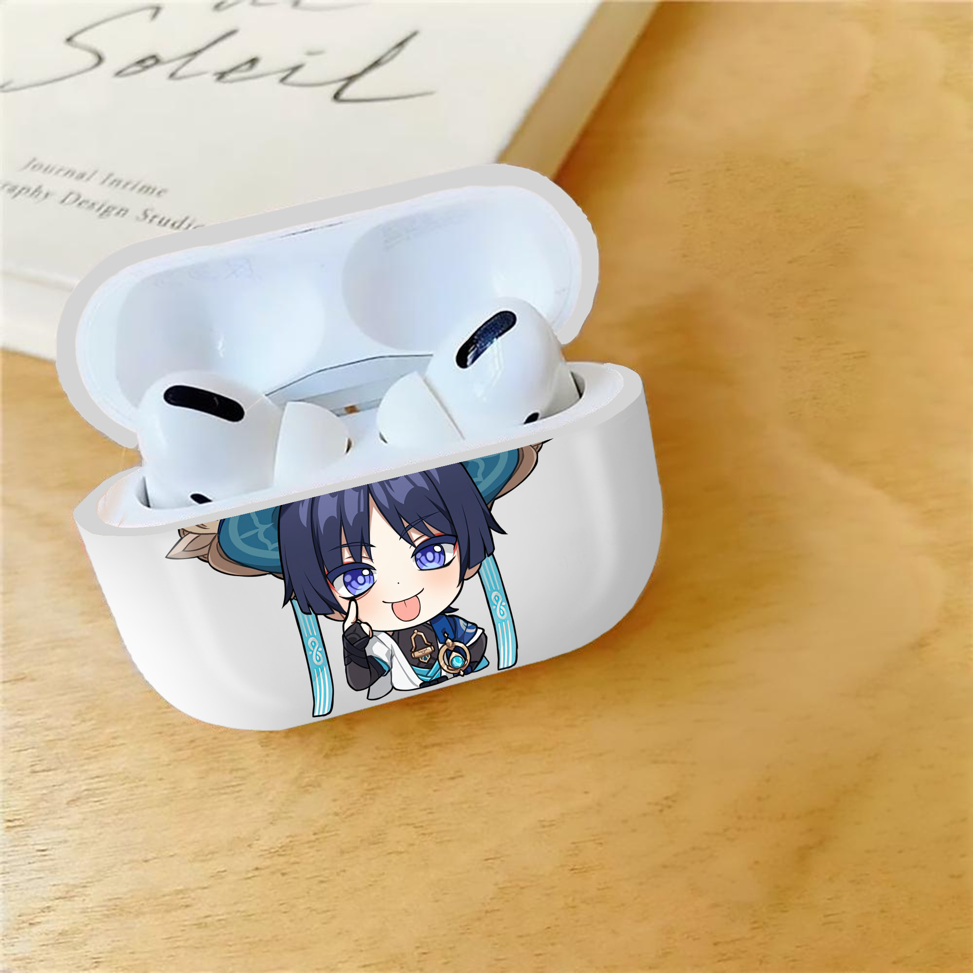げんし神 さんペい genshin Sanpei 【AirPods Pro用】ハードシェル保護ケース 耐衝撃・防指紋・カラビナ付き商品仕様