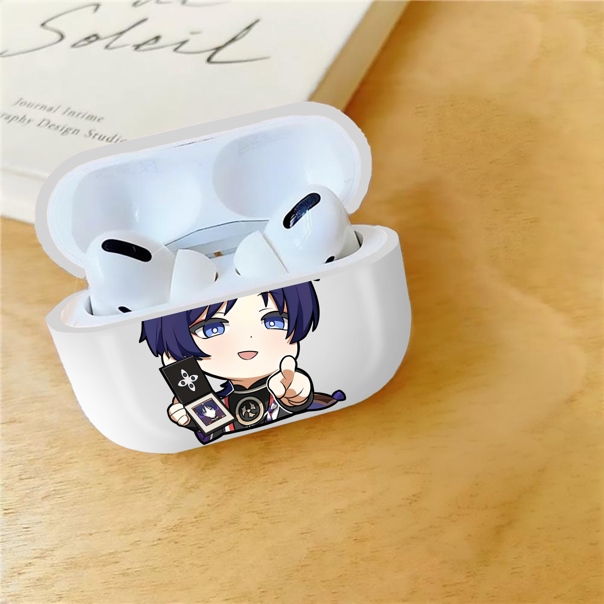 げんし神 さんペい genshin Sanpei 【AirPods Pro用】ハードシェル保護ケース 耐衝撃・防指紋・カラビナ付き商品仕様