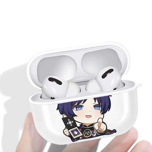 げんし神 さんペい genshin Sanpei 【AirPods Pro用】ハードシェル保護ケース 耐衝撃・防指紋・カラビナ付き商品仕様