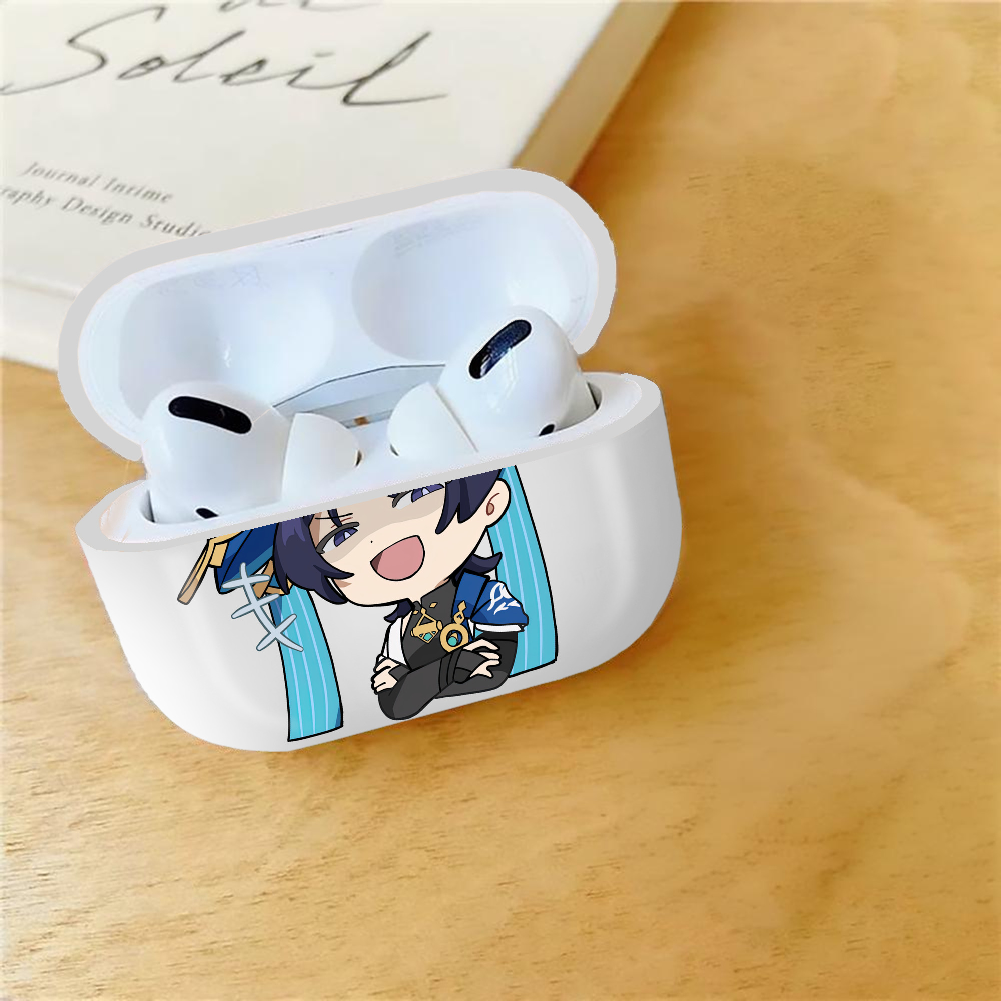 げんし神 さんペい genshin Sanpei 【AirPods Pro用】ハードシェル保護ケース 耐衝撃・防指紋・カラビナ付き商品仕様