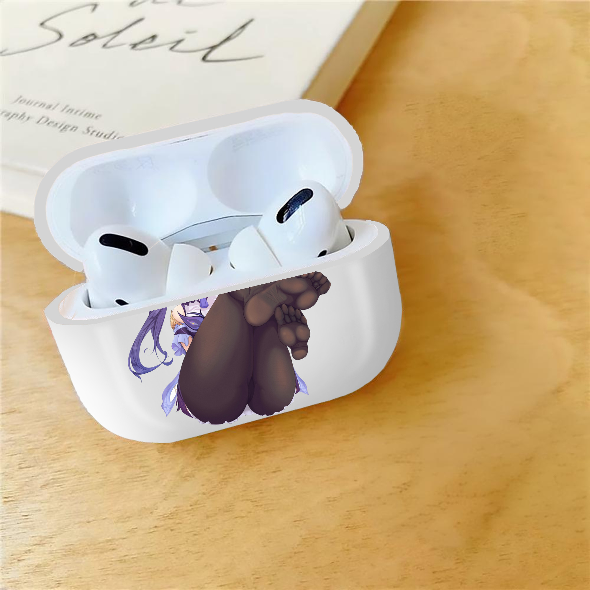 げんし神 刻晴 こくせい genshin Kokusei 【AirPods Pro用】ハードシェル保護ケース 耐衝撃・防指紋・カラビナ付き商品仕様