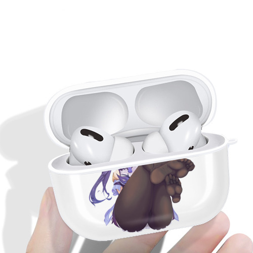 げんし神 刻晴 こくせい genshin Kokusei 【AirPods Pro用】ハードシェル保護ケース 耐衝撃・防指紋・カラビナ付き商品仕様