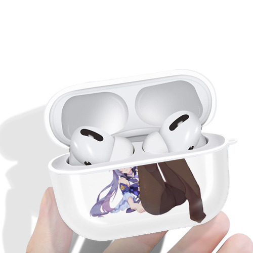 げんし神 刻晴 こくせい genshin Kokusei 【AirPods Pro用】ハードシェル保護ケース 耐衝撃・防指紋・カラビナ付き商品仕様