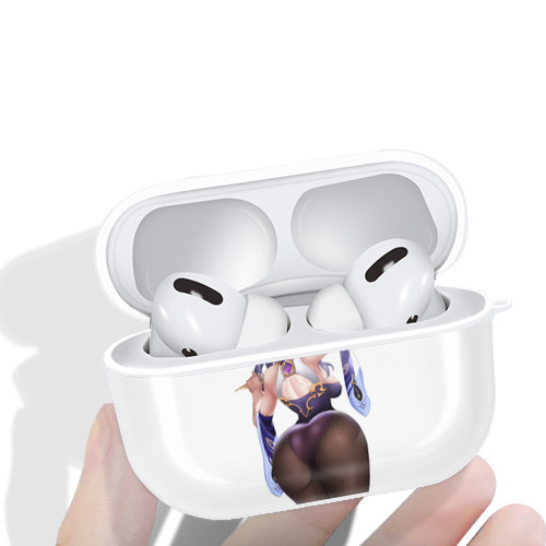 げんし神 刻晴 こくせい genshin Kokusei 【AirPods Pro用】ハードシェル保護ケース 耐衝撃・防指紋・カラビナ付き商品仕様