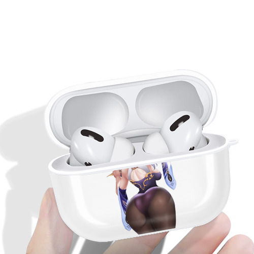 げんし神 刻晴 こくせい genshin Kokusei 【AirPods Pro用】ハードシェル保護ケース 耐衝撃・防指紋・カラビナ付き商品仕様