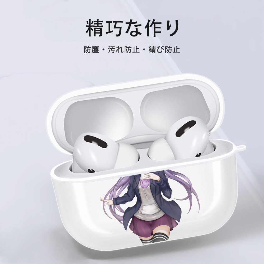 げんし神 刻晴 こくせい genshin Kokusei 【AirPods Pro用】ハードシェル保護ケース 耐衝撃・防指紋・カラビナ付き商品仕様
