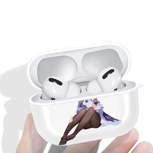 げんし神 刻晴 こくせい genshin Kokusei 【AirPods Pro用】ハードシェル保護ケース 耐衝撃・防指紋・カラビナ付き商品仕様