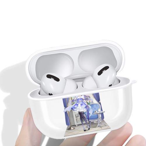 げんし神 刻晴 こくせい genshin Kokusei 【AirPods Pro用】ハードシェル保護ケース 耐衝撃・防指紋・カラビナ付き商品仕様