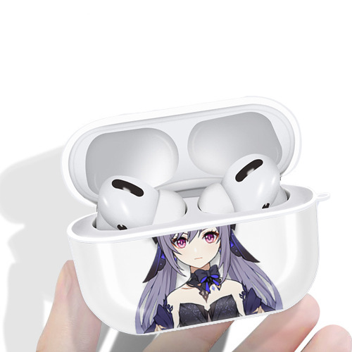 げんし神 刻晴 こくせい genshin Kokusei 【AirPods Pro用】ハードシェル保護ケース 耐衝撃・防指紋・カラビナ付き商品仕様
