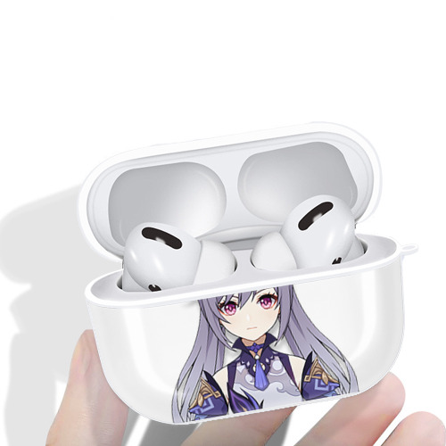 げんし神 刻晴 こくせい genshin Kokusei 【AirPods Pro用】ハードシェル保護ケース 耐衝撃・防指紋・カラビナ付き商品仕様