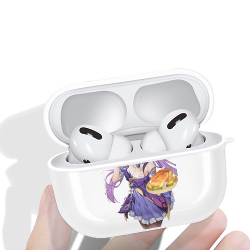 げんし神 刻晴 こくせい genshin Kokusei 【AirPods Pro用】ハードシェル保護ケース 耐衝撃・防指紋・カラビナ付き商品仕様