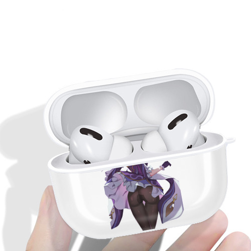 げんし神 刻晴 こくせい genshin Kokusei 【AirPods Pro用】ハードシェル保護ケース 耐衝撃・防指紋・カラビナ付き商品仕様